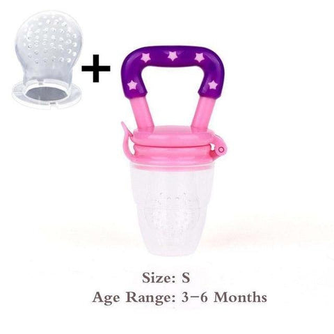 Little Bumper Baby Feeding pink S / United States Baby Food Fresh Fruit Feeder Teething Pacifier