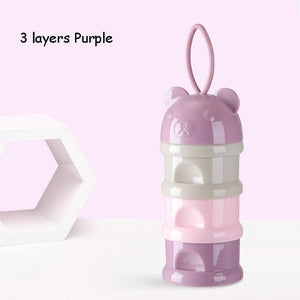 Little Bumper Baby Feeding purple-3 Portable Baby Food Storage Box