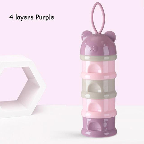 Image of Little Bumper Baby Feeding purple-4 Portable Baby Food Storage Box