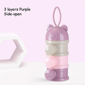 Little Bumper Baby Feeding purple-side open-3 Portable Baby Food Storage Box