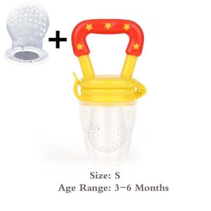 Little Bumper Baby Feeding yellow S / United States Baby Food Fresh Fruit Feeder Teething Pacifier