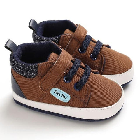 Image of Little Bumper Baby Shoes 1 / 0-6 Months / United States Classic Canvas Baby Shoes for Boys