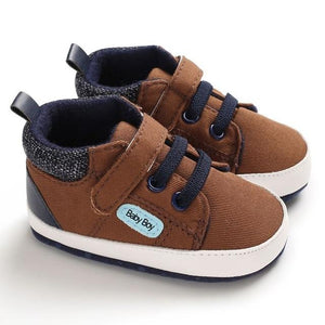 Little Bumper Baby Shoes 1 / 0-6 Months / United States Classic Canvas Baby Shoes for Boys