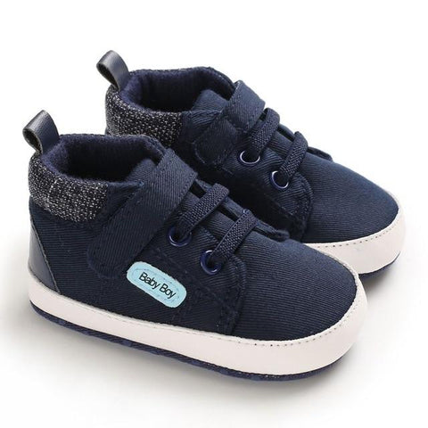Little Bumper Baby Shoes 2 / 7-12 Months / United States Classic Canvas Baby Shoes for Boys