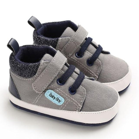 Image of Little Bumper Baby Shoes 3 / 0-6 Months / United States Classic Canvas Baby Shoes for Boys