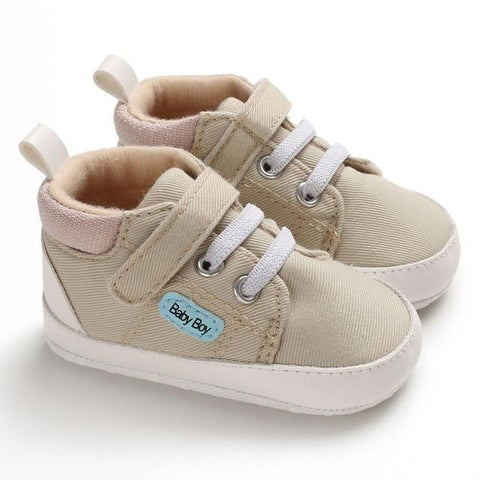 Image of Little Bumper Baby Shoes 4 / 13-18 Months / United States Classic Canvas Baby Shoes for Boys