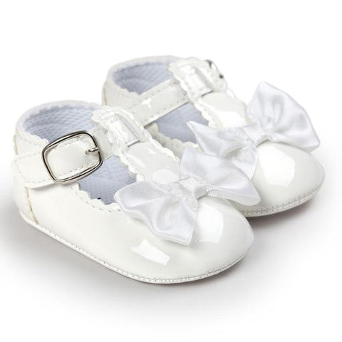 Image of Little Bumper Baby Shoes A / 0-6 Months / United States Bowknot Soft Toddler Shoes