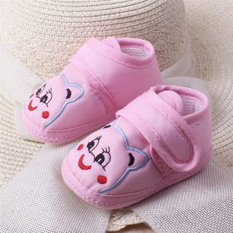 Image of Little Bumper Baby Shoes A 2 / 0-6 Months / United States Cat Face Cartoon Anti-slip Shoes