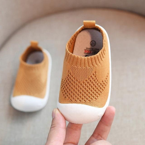 Image of Little Bumper Baby Shoes A Yellow / 14 / United States Soft Bottom Comfortable Non-slip Shoes