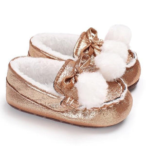 Little Bumper Baby Shoes Apricot / 0-6 Months / United States First Walkers Baby Suede Moccasin Shoes