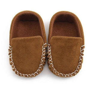 Little Bumper Baby Shoes as the picture show 1 / 0-6 Months / United States First Walkers Baby Suede Moccasin Shoes