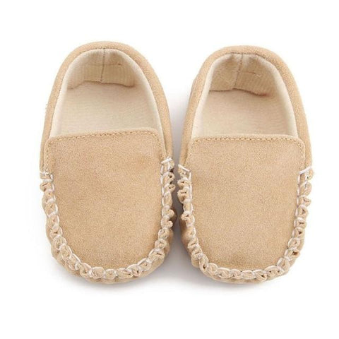 Image of Little Bumper Baby Shoes as the picture show 3 / 0-6 Months / United States First Walkers Baby Suede Moccasin Shoes