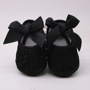 Little Bumper Baby Shoes Black / 0-6 Months / United States Comfortable Non-slip  Bow Shoes