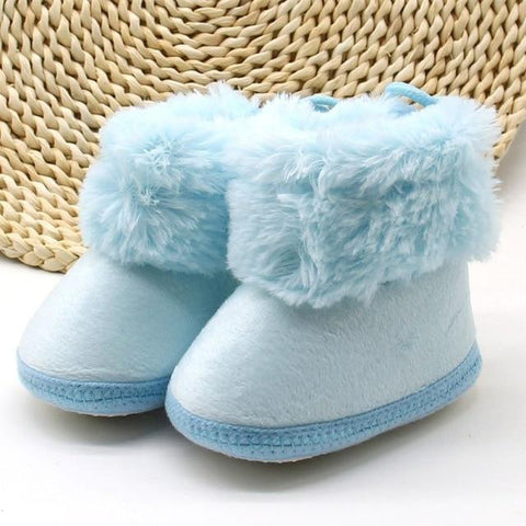 Image of Little Bumper Baby Shoes blue 2 / 13-18 Months / United Kingdom Baby Girls  Winter Boots First Walkers