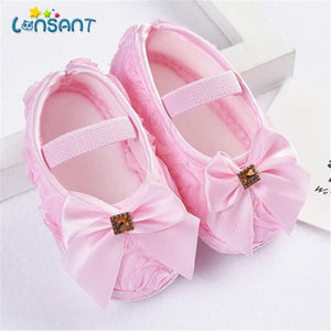 Little Bumper Baby Shoes Bowknot Elastic Band Baby Walking Shoes