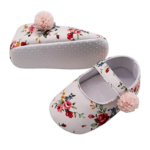 Image of Little Bumper Baby Shoes Breathable Floral Print Anti-Slip Shoes