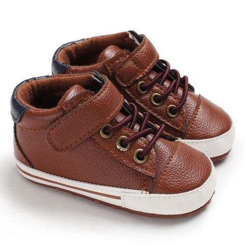 Image of Little Bumper Baby Shoes C / 13-18 Months / United States Leather Canvas Sneakers 0-12Months