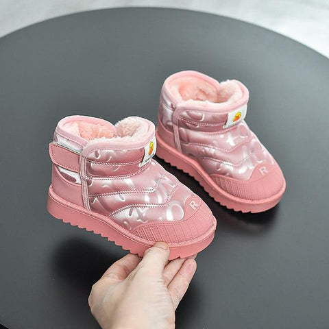 Image of Little Bumper Baby Shoes Cartoon Pink / 32(Insole 18.5 cm) Waterproof  Outdoor Children Boots