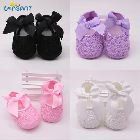 Image of Little Bumper Baby Shoes Comfortable Non-slip  Bow Shoes