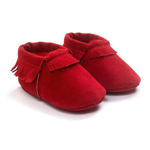 Image of Little Bumper Baby Shoes D / 3 / United States Leather Newborn Baby Moccasins Shoes