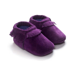 Little Bumper Baby Shoes E / 3 / United States Leather Newborn Baby Moccasins Shoes