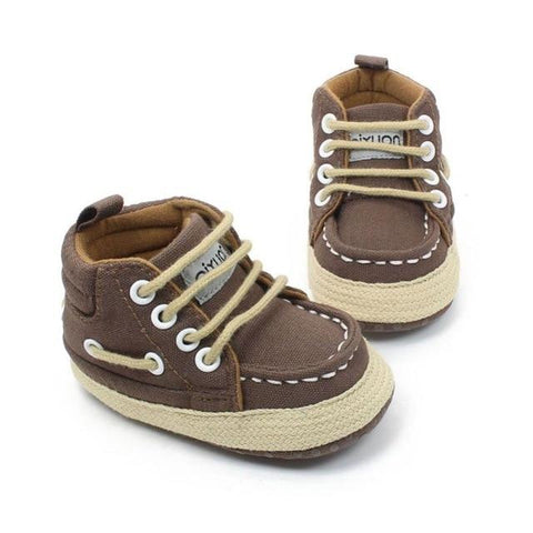 Image of Little Bumper Baby Shoes F / 7-12 Months / United States Printed Heart-Shaped Soft Shoes