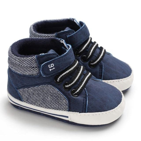 Image of Little Bumper Baby Shoes G1 / 13-18 Months / United States Classic Canvas Baby Shoes for Boys