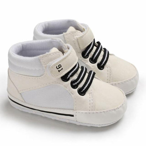Image of Little Bumper Baby Shoes G4 / 13-18 Months / United States Classic Canvas Baby Shoes for Boys