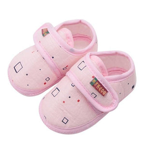 Little Bumper Baby Shoes JM0092P / 13-18 Months / United States Kid Bowknot Soft Anti-Slip Crib Shoes