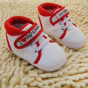Little Bumper Baby Shoes M / 0-6 Months / United States Printed Heart-Shaped Soft Shoes