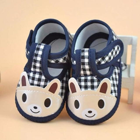 Image of Little Bumper Baby Shoes Navy Blue / 11cm / United States Toddler Canvas Sneaker