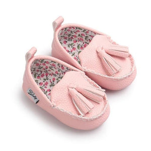 Little Bumper Baby Shoes Pink / 0-6 Months / United States First Walkers Baby Suede Moccasin Shoes