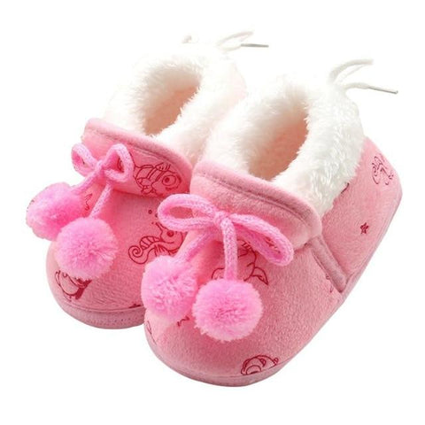 Image of Little Bumper Baby Shoes pink 1 / 13-18 Months / United Kingdom Baby Girls  Winter Boots First Walkers