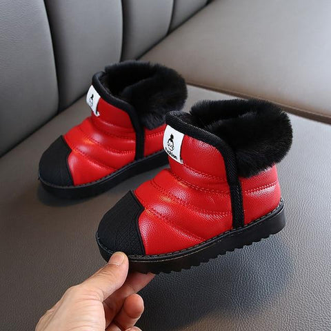 Image of Little Bumper Baby Shoes Red / 21(Insole 13.0 cm) Waterproof  Outdoor Children Boots