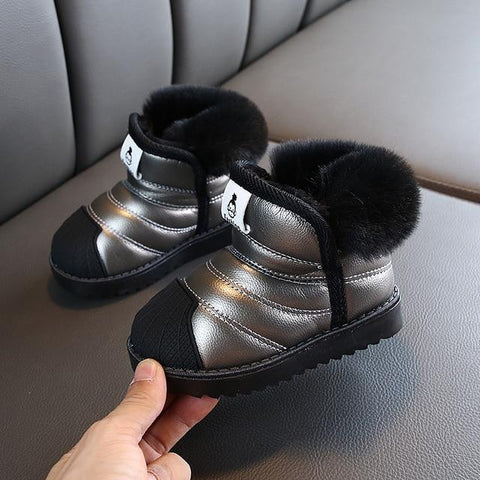 Image of Little Bumper Baby Shoes Silver / 23(Insole 14.0 cm) Waterproof  Outdoor Children Boots