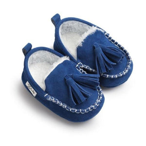 Little Bumper Baby Shoes suit for winter 1 / 7-12 Months / United States First Walkers Baby Suede Moccasin Shoes