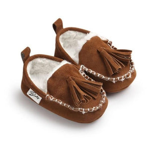 Little Bumper Baby Shoes suit for winter / 13-18 Months / United States First Walkers Baby Suede Moccasin Shoes