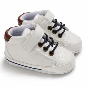 Little Bumper Baby Shoes W / 13-18 Months / United States Leather Canvas Sneakers 0-12Months
