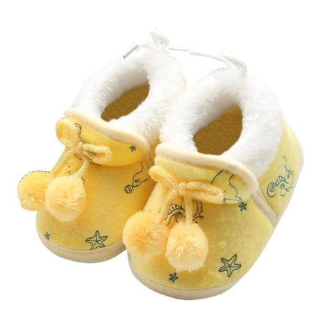 Image of Little Bumper Baby Shoes yellow 1 / 13-18 Months / United Kingdom Baby Girls  Winter Boots First Walkers