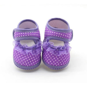 Little Bumper Baby Shoes YTM1410Z / 7-12 Months / United States Kid Bowknot Soft Anti-Slip Crib Shoes