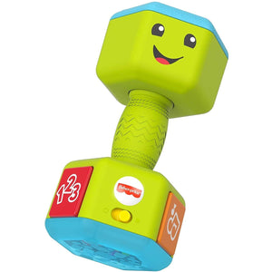Little Bumper Baby Toys Laugh & Learn Countin' Reps Dumbbell For Babies and Toddlers ages 6-36 Months
