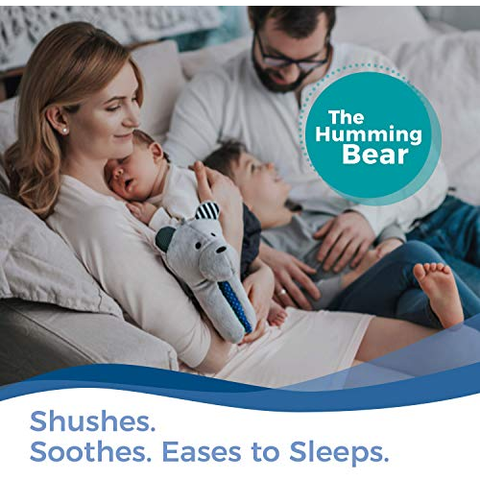 Image of Little Bumper Baby Toys Whisbear The Humming Bear Sleep Soother, Sensory Toy for Babies