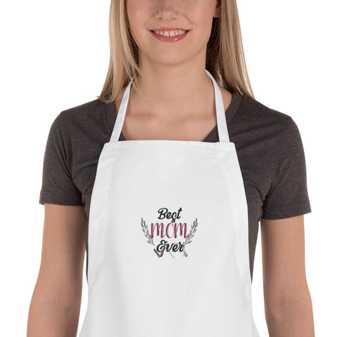 Image of Little Bumper Best Mom Ever Embroidered Apron