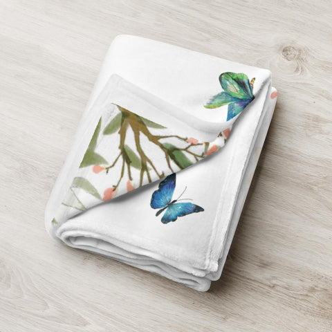 Little Bumper Butterfly Throw Blanket