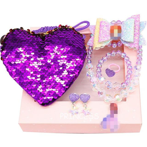 Image of Little Bumper Children Accessories 10 No Package Box Mermaid Accessories Jewelry Set