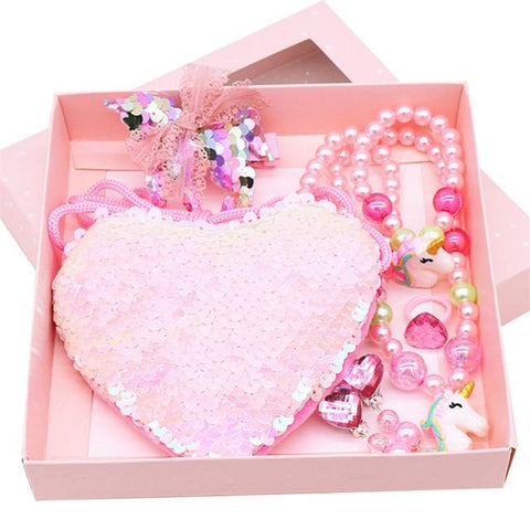 Image of Little Bumper Children Accessories 6 No Package Box Mermaid Accessories Jewelry Set