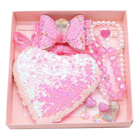 Image of Little Bumper Children Accessories 7 No Package Box Mermaid Accessories Jewelry Set
