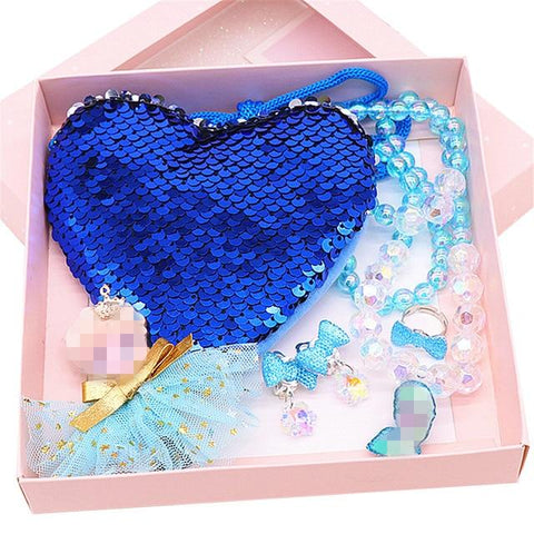 Image of Little Bumper Children Accessories 8 No Package Box Mermaid Accessories Jewelry Set