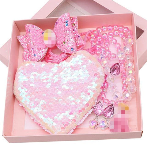 Image of Little Bumper Children Accessories 9 No Package Box Mermaid Accessories Jewelry Set