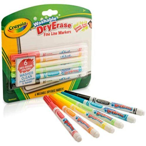 Image of Little Bumper Children Accessories Crayola Fine Line Dry Erase Markers: School Supplies
